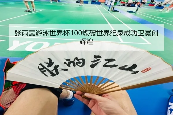 张雨霏游泳世界杯100蝶破世界纪录成功卫冕创辉煌